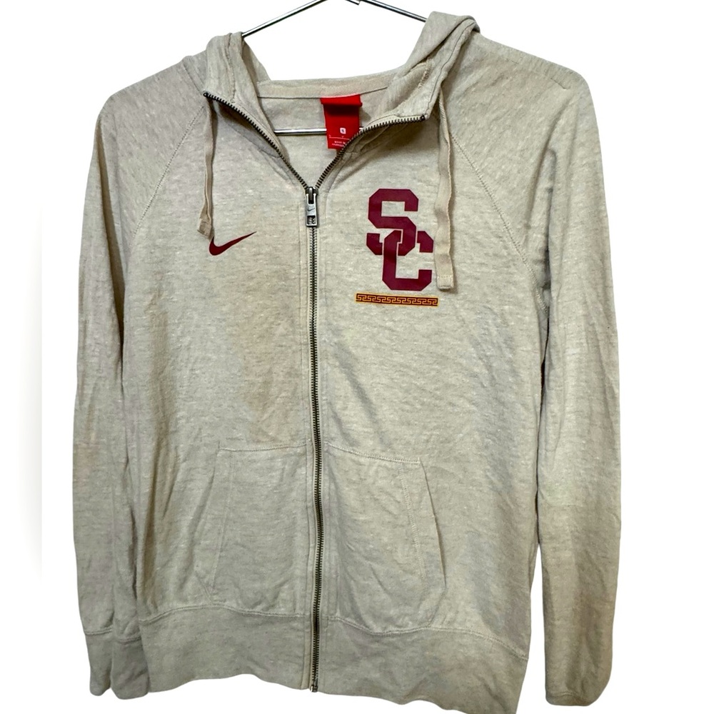 High End USC Trojans University of Southern CA Nike Tan Women’s S Hoodie
